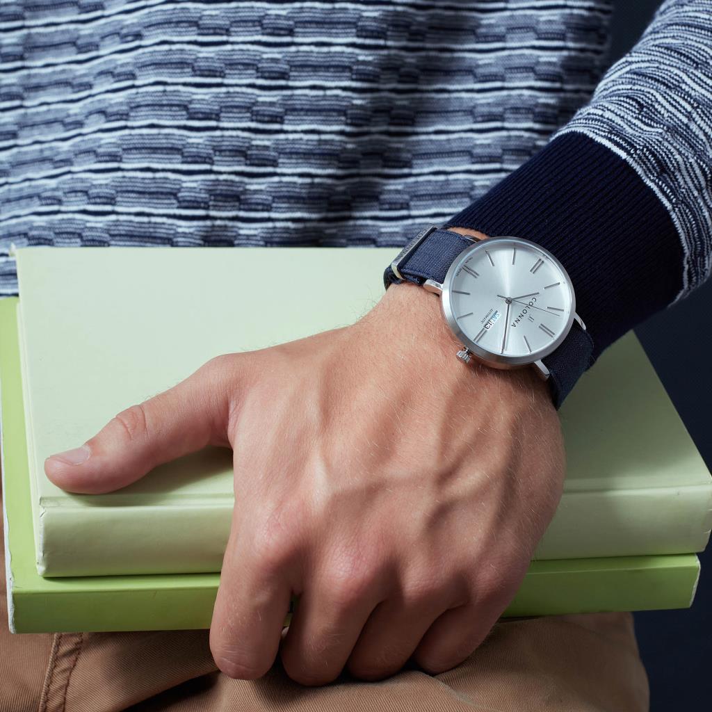  Cinturino per orologi 18mm Colonna Jeans - 