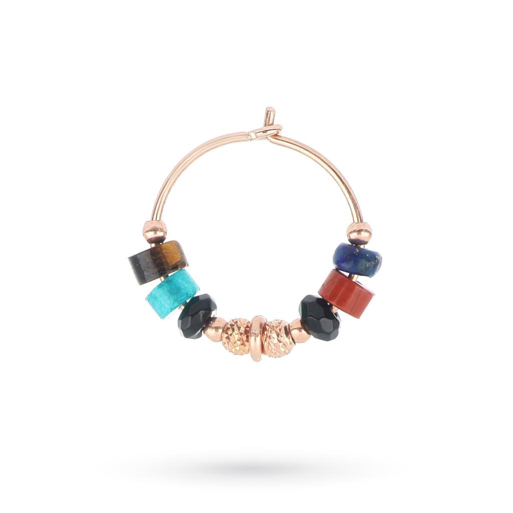 Single earring Maman et Sophie multicolor stones - MAMAN ET SOPHIE