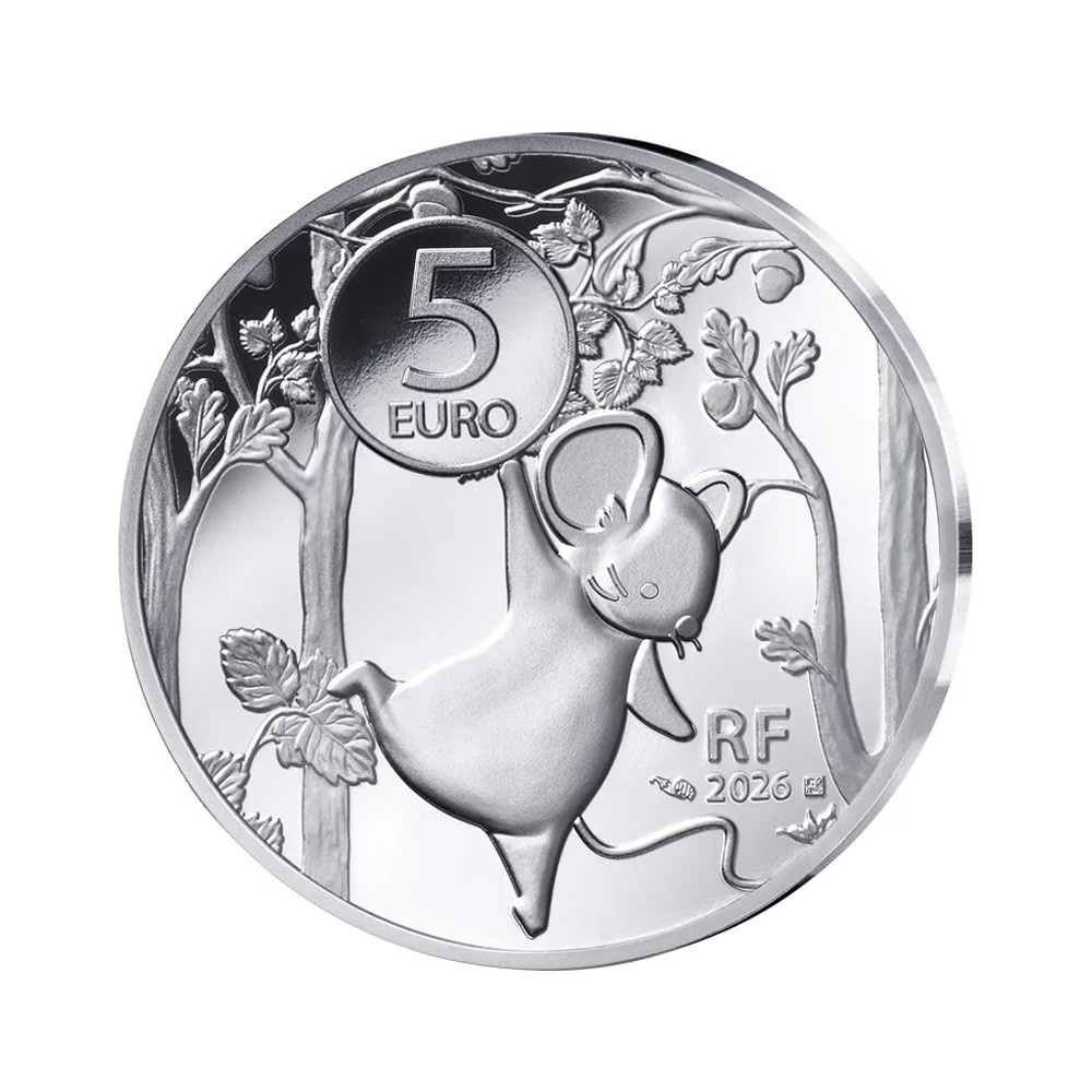 La Mia Prima Moneta 12g Argento Proof 5&euro; Francia 2026 - MONNAIE DE PARIS