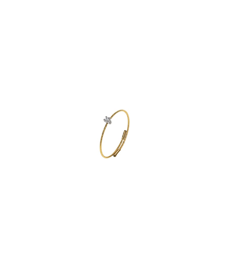 ONE Ring &ndash; MagicWire&reg; BASIC Collection in 18K Gold with Solitaire Detail 13 - MAGICWIRE
