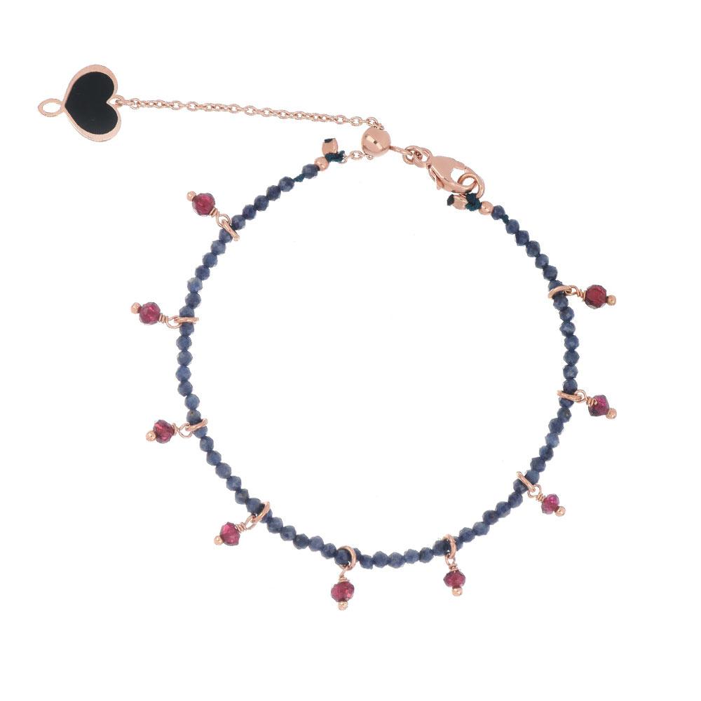 Bracciale Maman et Sophie BPISF2ZAGR Zaffiro e granato - MAMAN ET SOPHIE