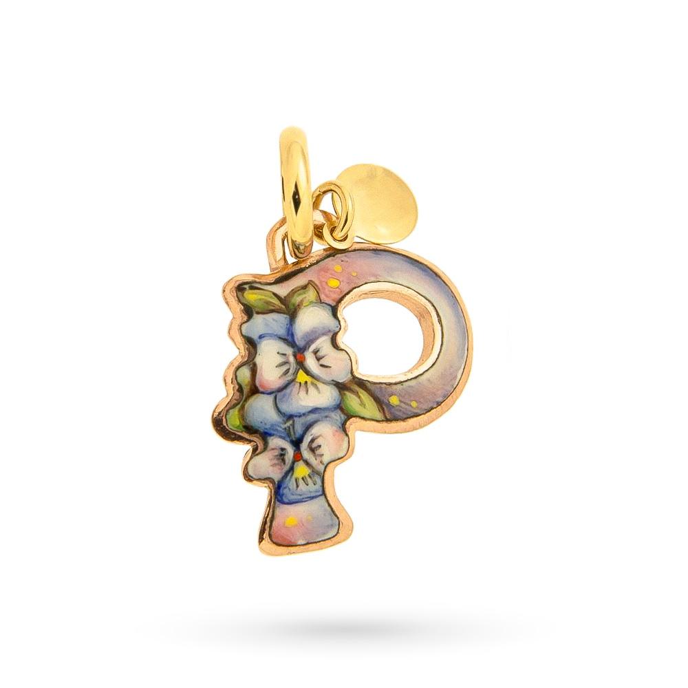 Ciondolo Iniziale P Gabriella Rivalta Violette - GABRIELLA RIVALTA