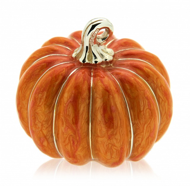  Large glazed pumpkin ornament Saturnoo ST188-1 - SATURNO