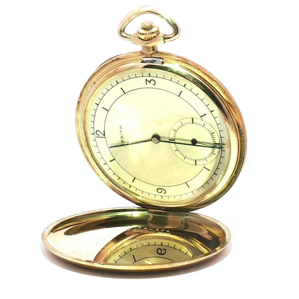  Zenith Oro giallo 14kt Manuale Silver 46 mm - ZENITH