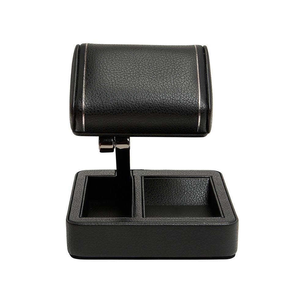  Wolf Single Travel Watch Stand - Black / Gunmetal - WOLF