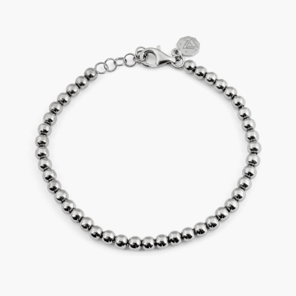 400 spheres bracelet in polished nine25 silver - NOVE25