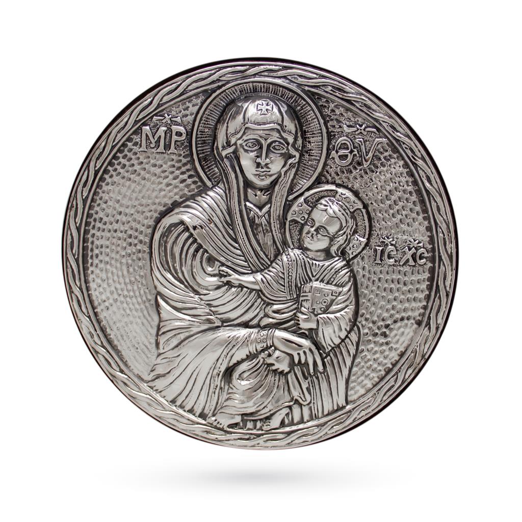 Silver ornament Madonna with child - BASTIANELLI