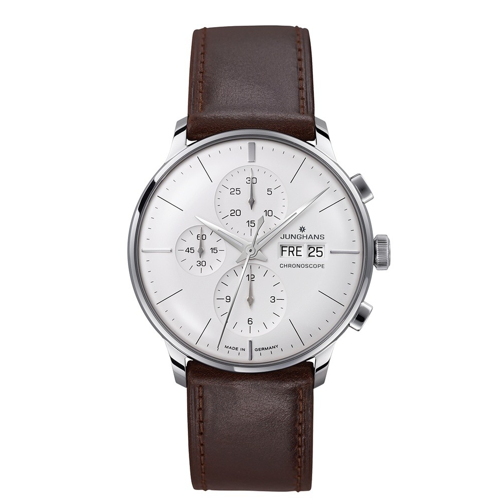 Junghans Meister Chronoscope 27-4120.02 Argento 40,7 mm - JUNGHANS