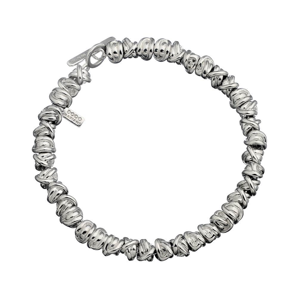 Bracciale Nodini Dodo Mariani BR100 argento 21cm - DODO MARIANI