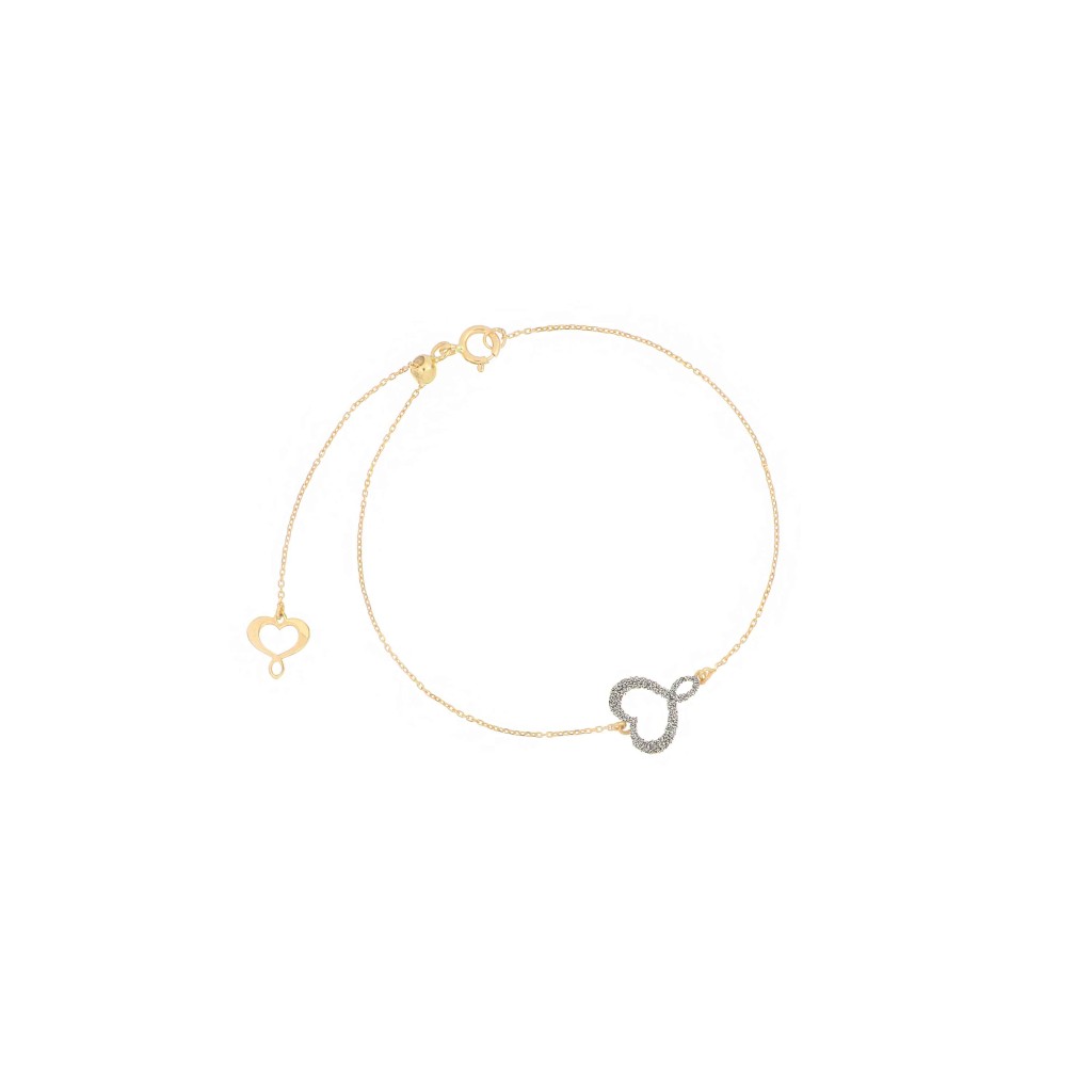 Maman et Sophie BPSSOMSK Bracelet in 18kt Yellow Gold Powder - MAMAN ET SOPHIE
