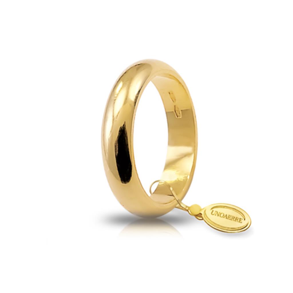 Classic wedding ring yellow gold 10 grams - UNOAERRE