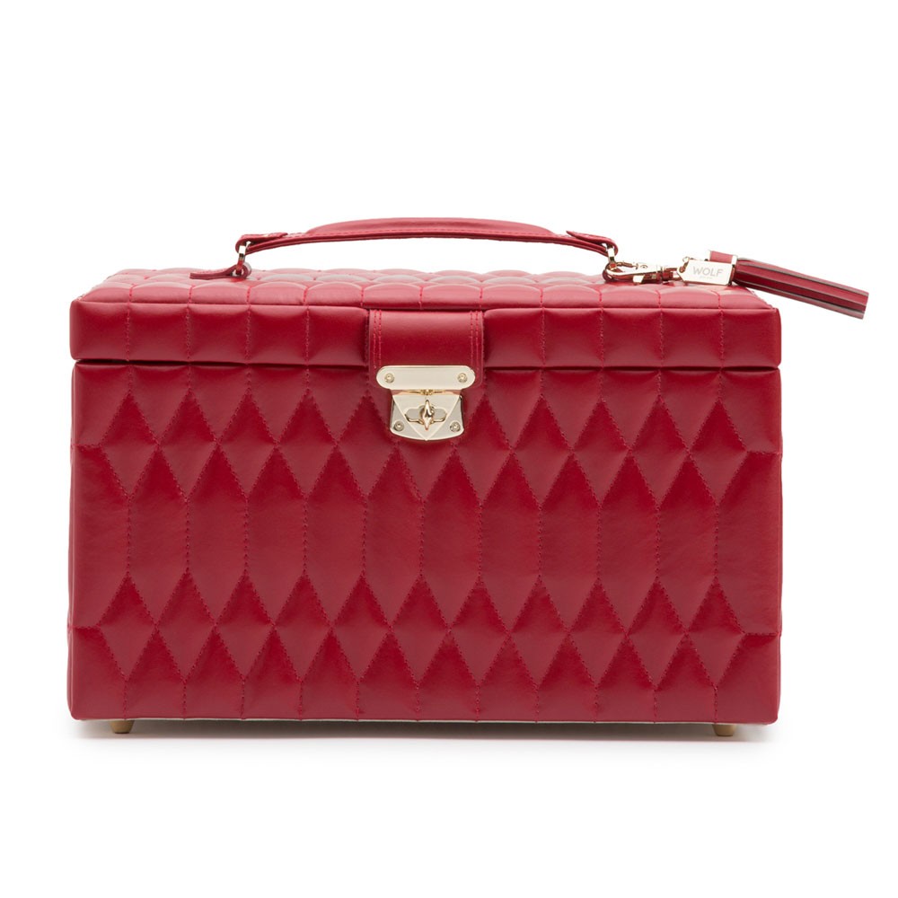  Wolf Large Jewellery Case - Red - WOLF