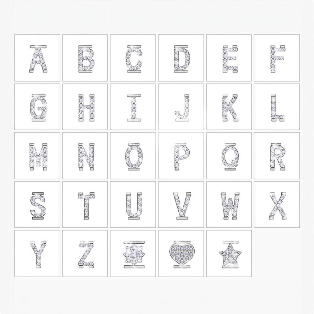  Base per bracciale componibile in oro bianco e diamanti - RF JEWELS