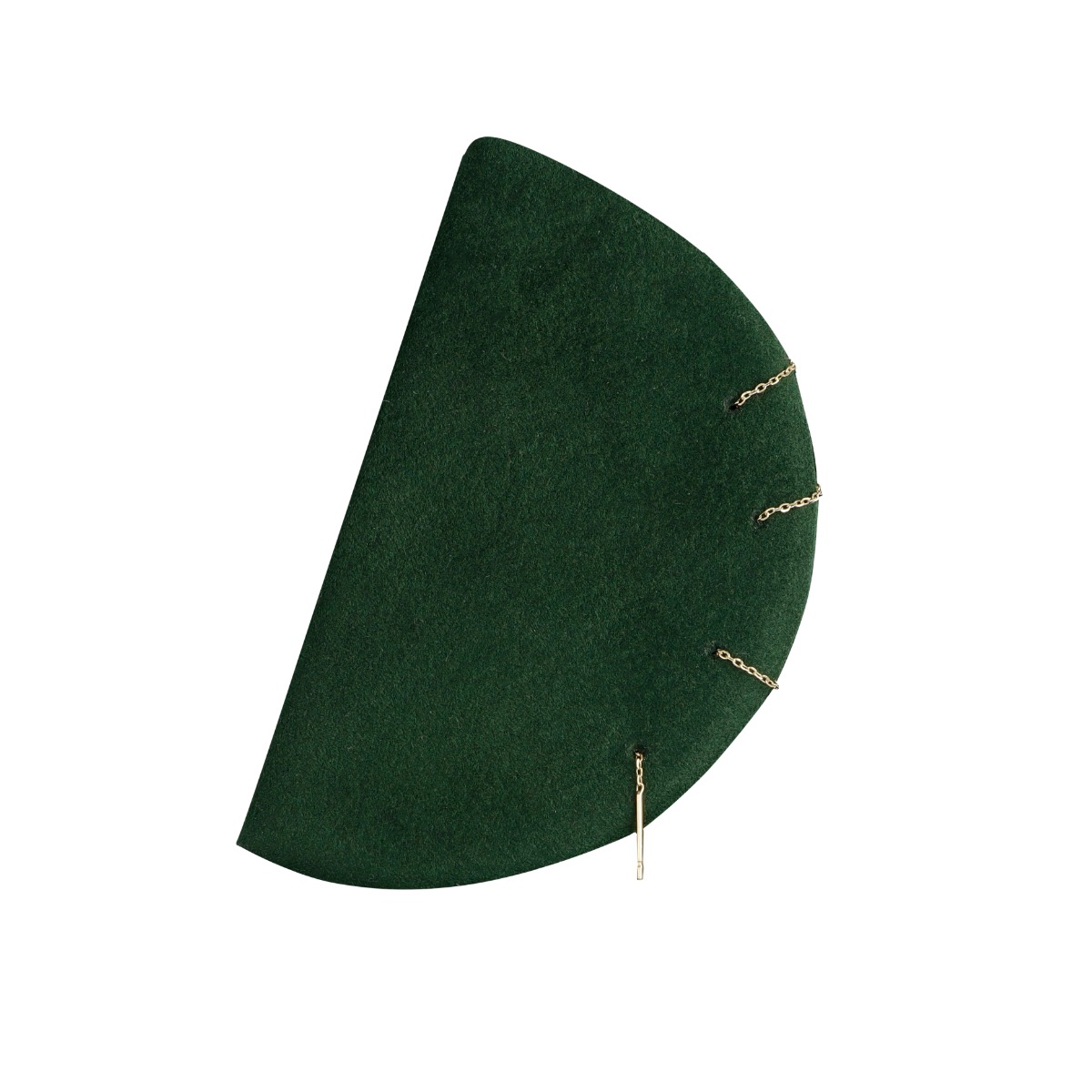  Orecchini pendenti con doppio perno e catenina rolo'  lungo 140mm - LUSSO ITALIANO