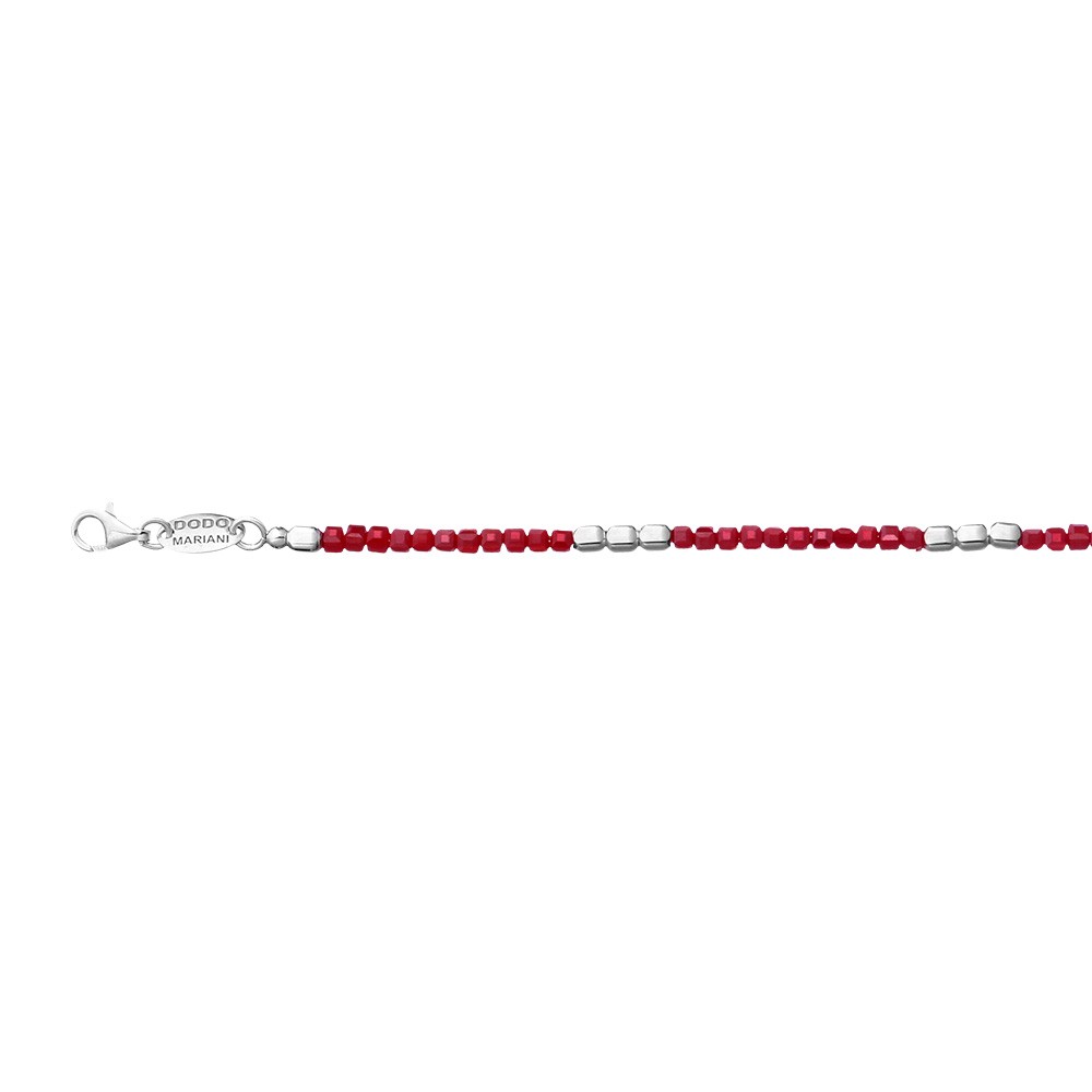 Bracciale Dodo Mariani Argento Cristalli Rosso - DODO MARIANI