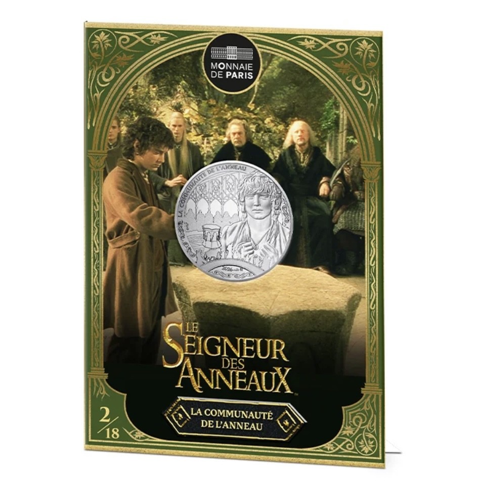The Lord of The Rings, Silver Coin, 2/18 - MONNAIE DE PARIS