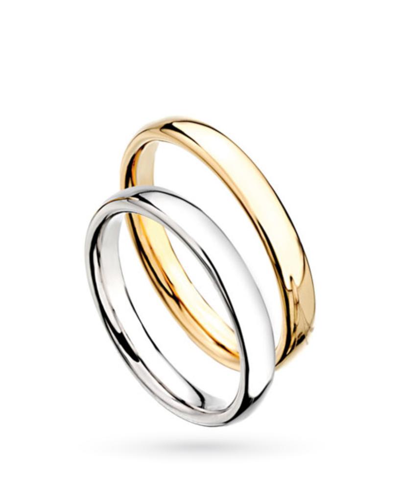 18kt gold wedding band Lenval Comfort S size 18-32 - LENVAL