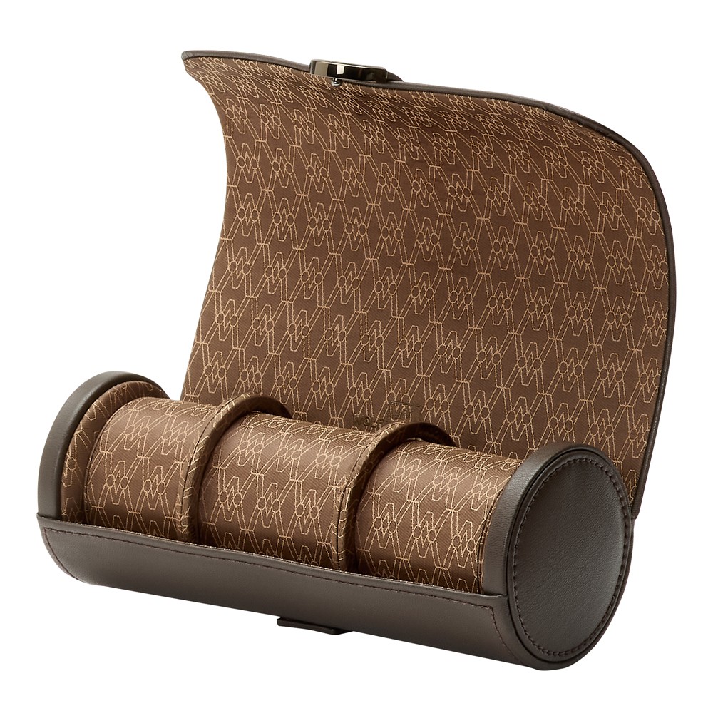 Rotolo per orologi triplo - Caff&egrave; - WOLF