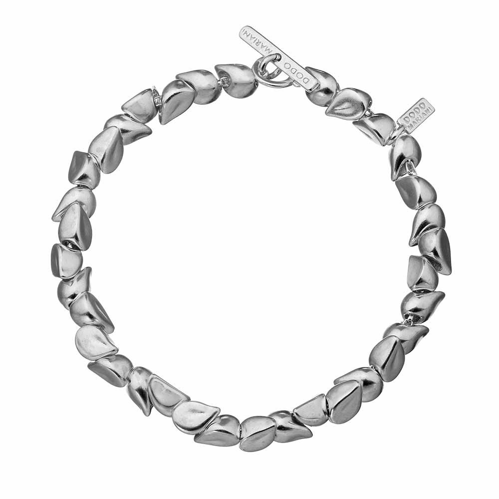 Bracciale Goccioline Dodo Mariani BR25 in argento 21cm - DODO MARIANI