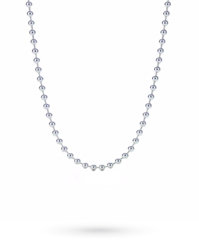 925 sterling silver chain with spheres lenght 44cm - CICALA