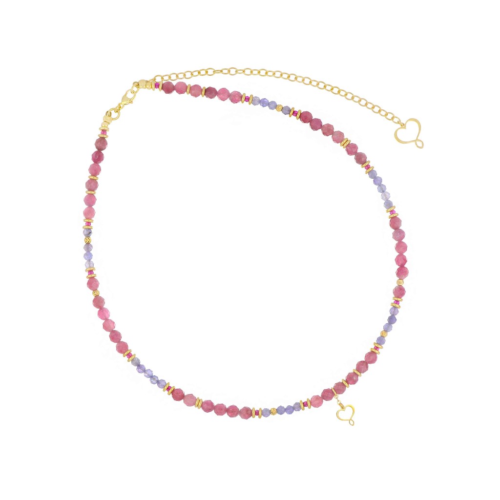 Girocollo Maman et Sophie GCISF4TOTZ Pietre Argento 925 Dorato - MAMAN ET SOPHIE