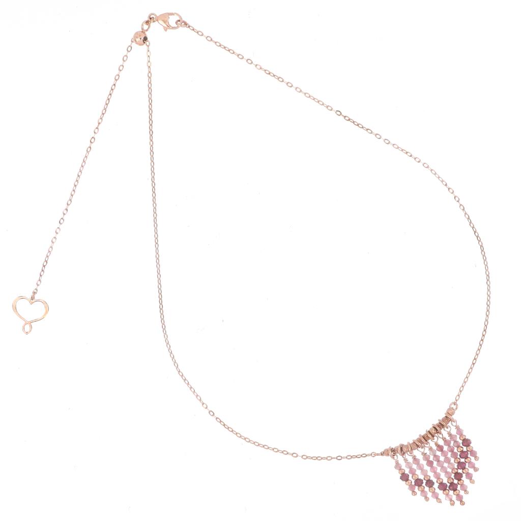 Girocollo choker argento rubini tormaline Maman et Sophie GHSSATRU - MAMAN ET SOPHIE