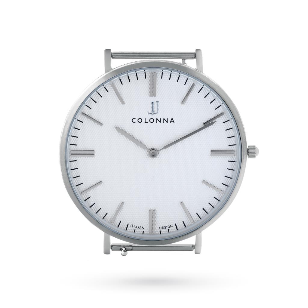 Cassa orologio Colonna ultrapiatto quadrante bianco 41 mm - 