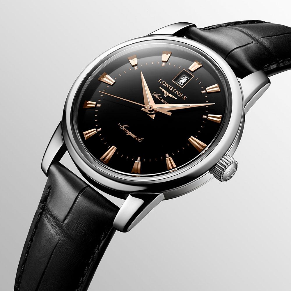  Longines Heritage Classic L1.645.4.52.4 automatic 40 mm - LONGINES