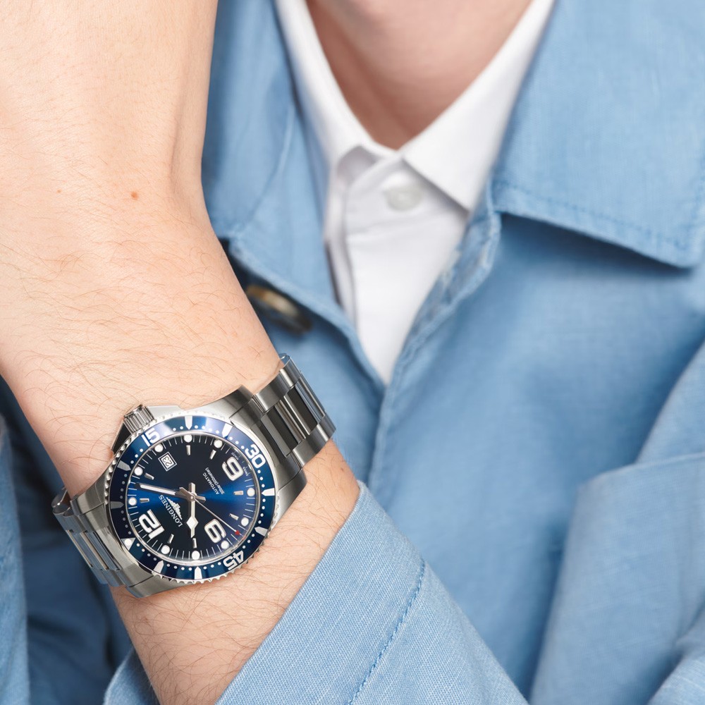  Longines Hydroconquest L3.742.4.96.6 Automatico 41&nbsp;mm - LONGINES