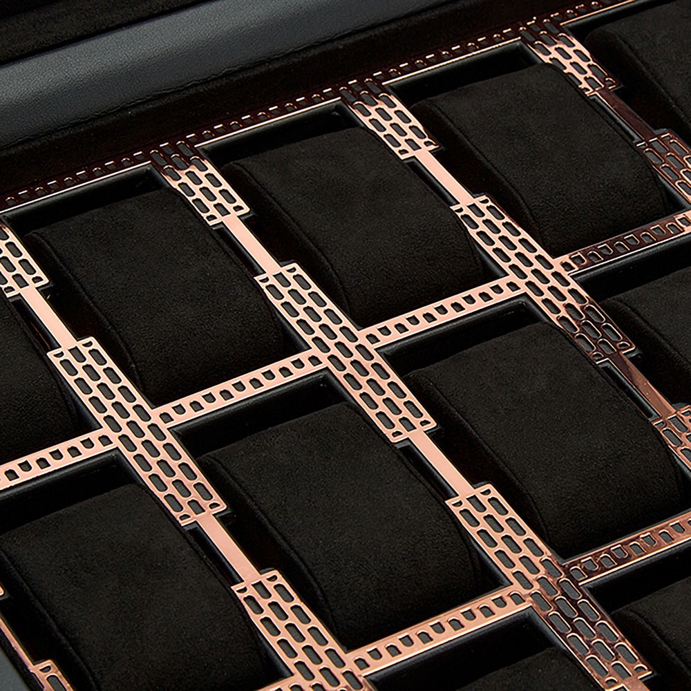  Wolf 15 Piece Watch Box - Copper - WOLF