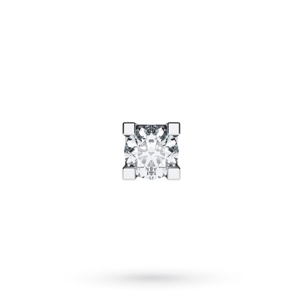 18kt white gold 4 griff stud earrings diamonds ct 0,08 D VS  - CICALA