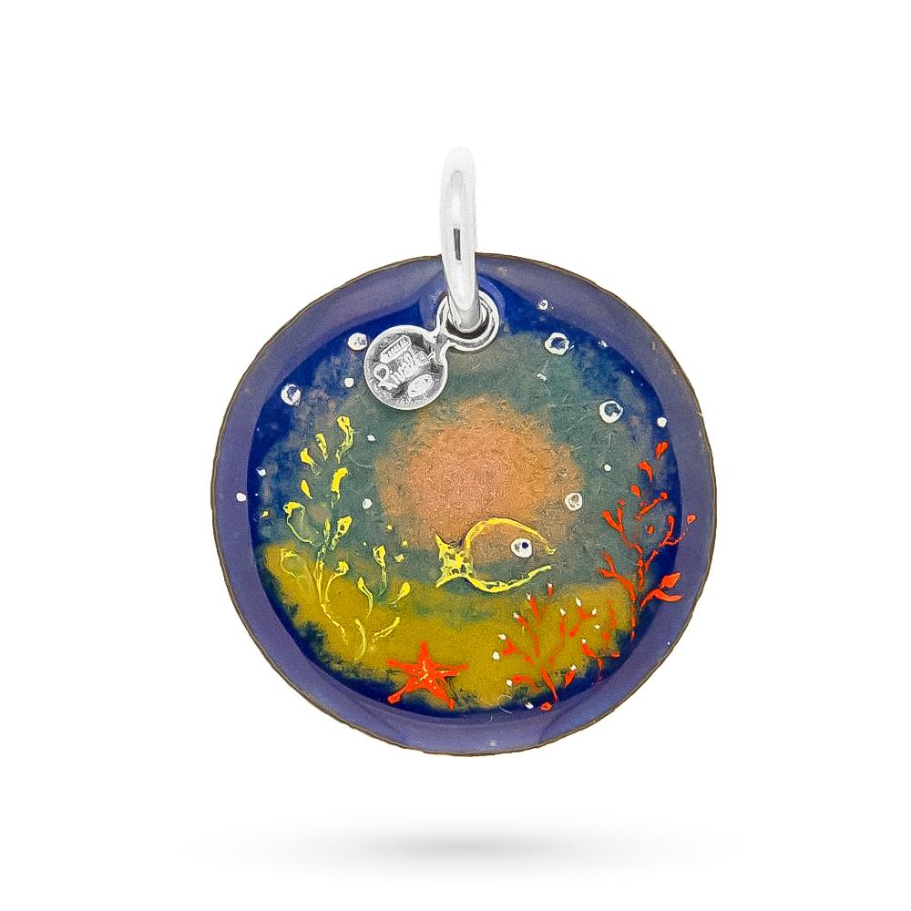 925 sterling silver copper Gabriella Rivalta pendant Deep Sea 2 - GABRIELLA RIVALTA