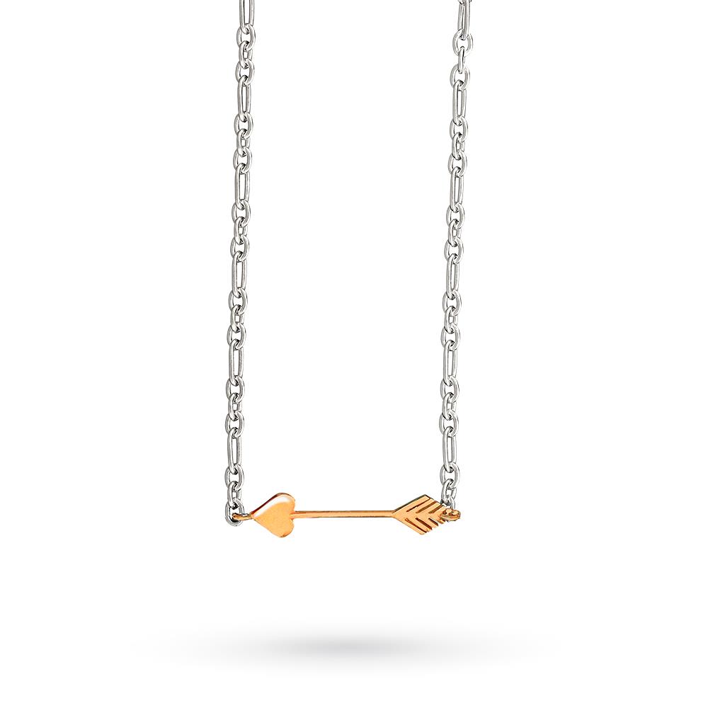 Girocollo argento freccia oro rosa Dodo Mariani FG1KR - DODO MARIANI