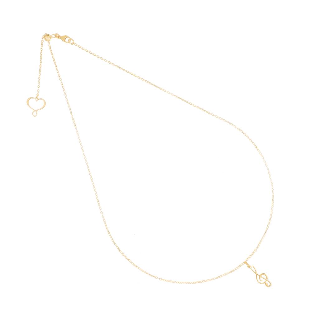 Girocollo chiave violino gialla Maman et Sophie GHVIO1CHGI - MAMAN ET SOPHIE