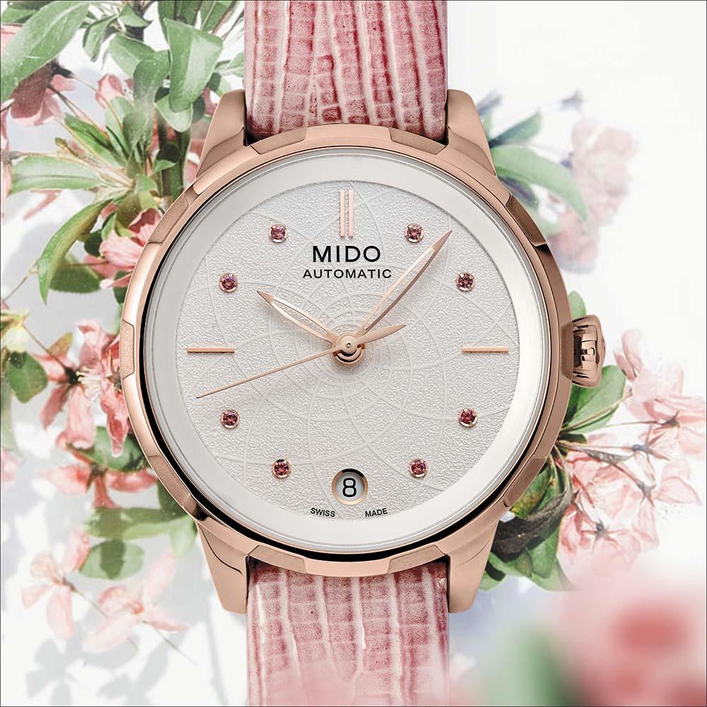  Mido Rainflower M043.207.36.011.00 34 mm - MIDO