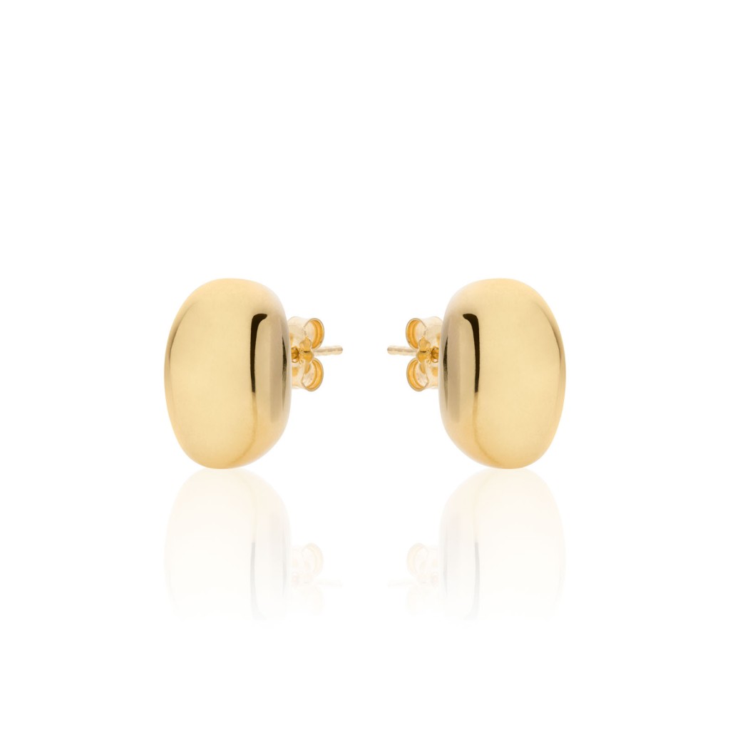 Orecchini Unoaerre 6429 in argento dorato medi Boule - UNOAERRE