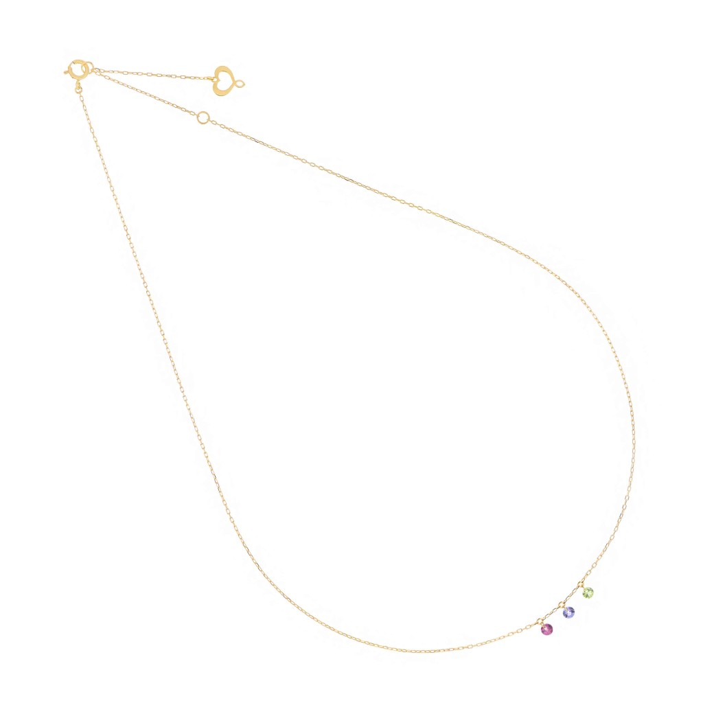 Maman et Sophie GCNUD3RTP Nude Stones Choker 18kt Yellow Gold - MAMAN ET SOPHIE