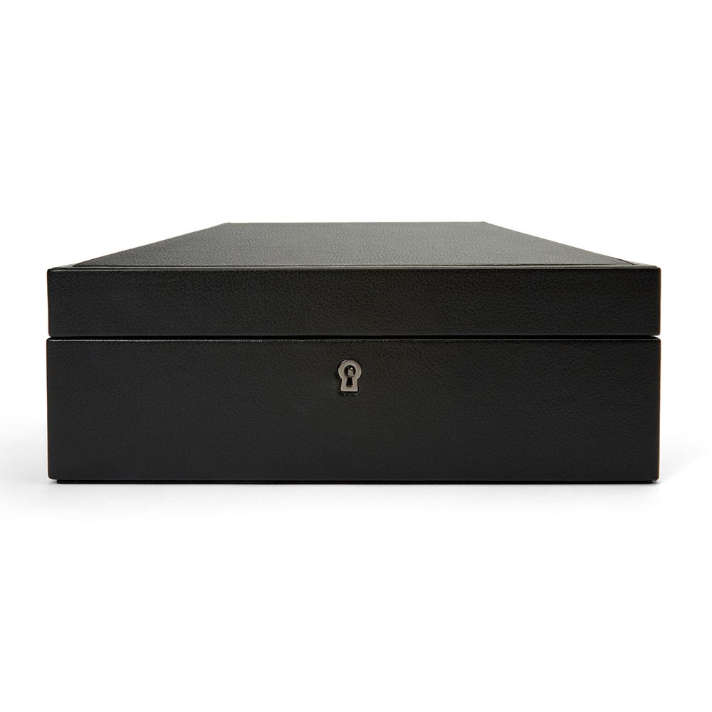  Scatola porta orologi da 8 pezzi - Nero - WOLF