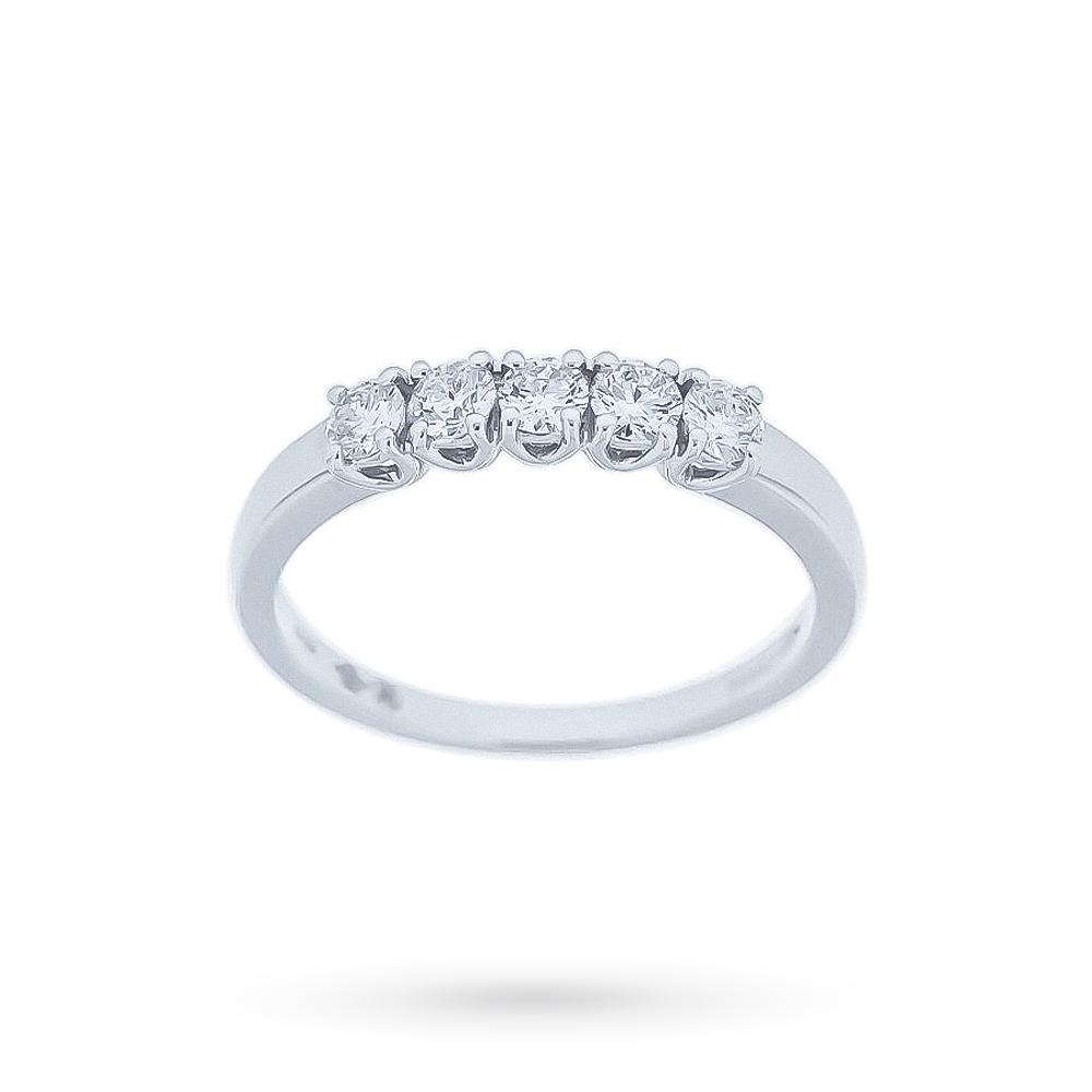  White gold riviera ring 5 diamonds ~0,47ct Mirco Visconti - MIRCO VISCONTI