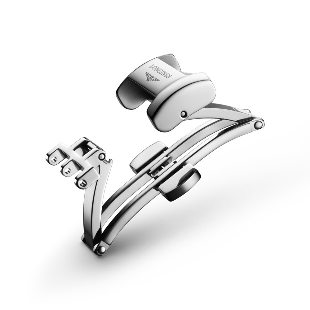 Fibbia deployante Longines 12mm originale acciaio - LONGINES
