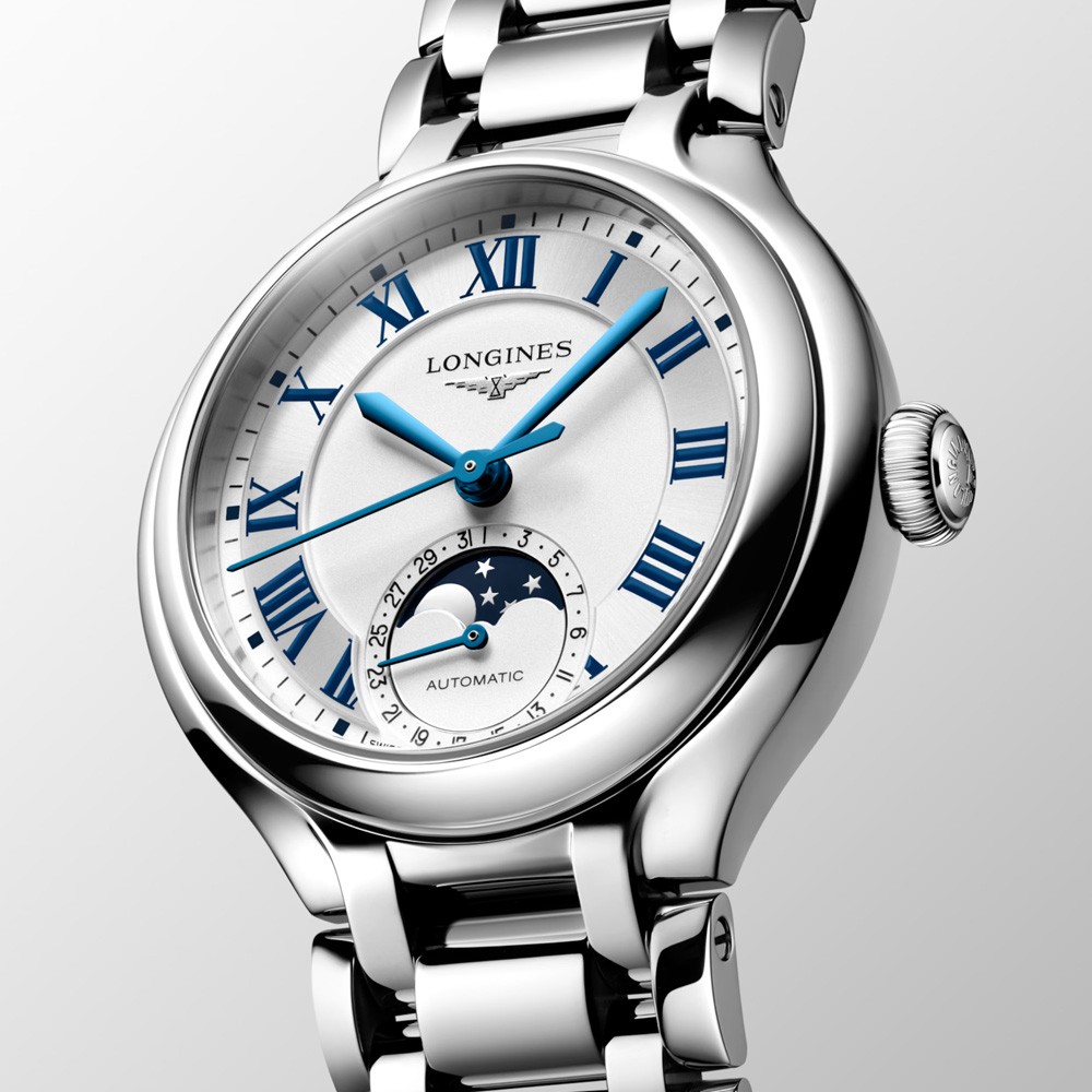 Longines PrimaLuna Moonphase L8.126.4.71.6 Automatico 34 mm - LONGINES