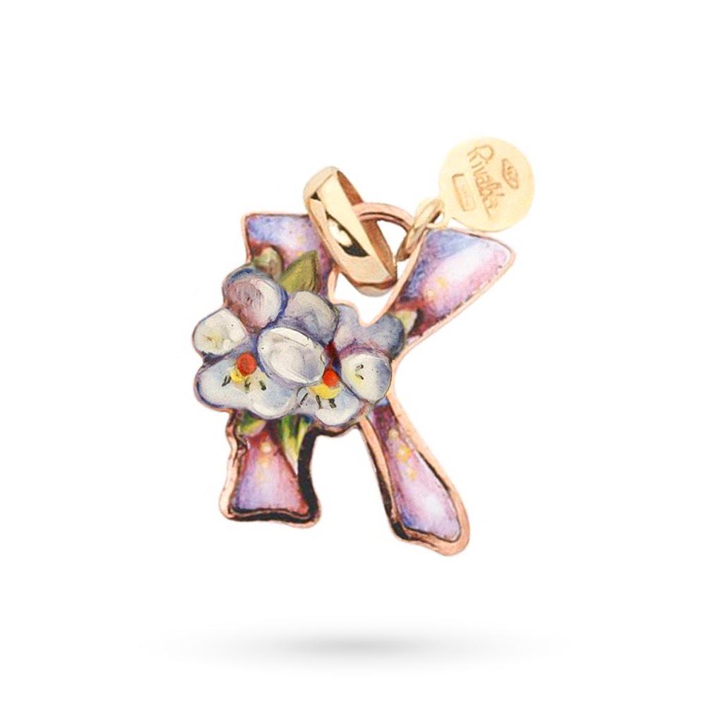 Ciondolo Iniziale K Gabriella Rivalta Violette - GABRIELLA RIVALTA