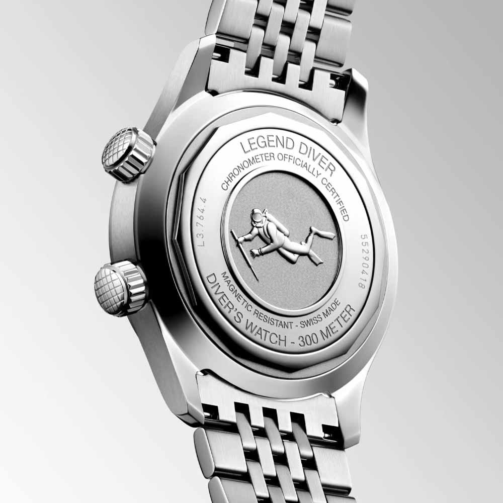  Longines Legend Diver Watch L3.764.4.90.7 automatic 39.00 mm - LONGINES