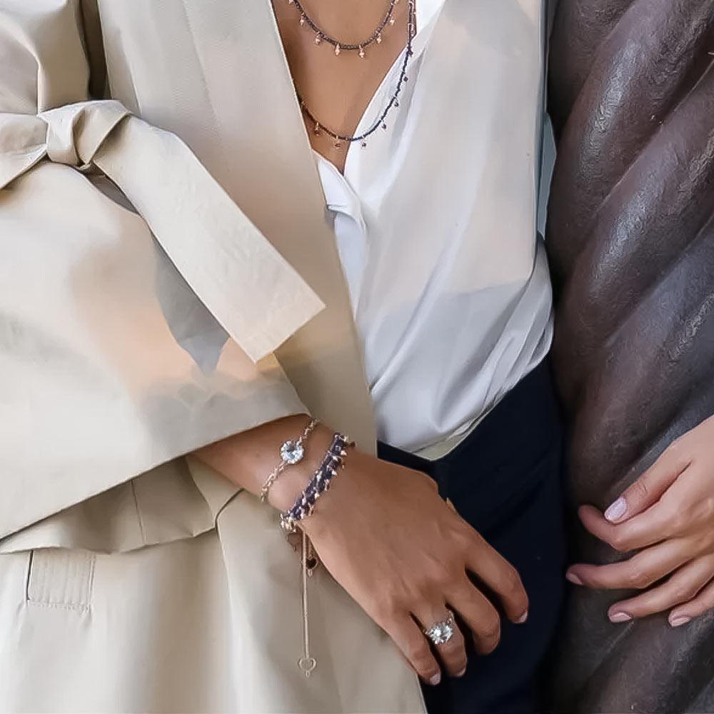  Bracciale Maman et Sophie BPISF2ZAGR Zaffiro e granato - MAMAN ET SOPHIE