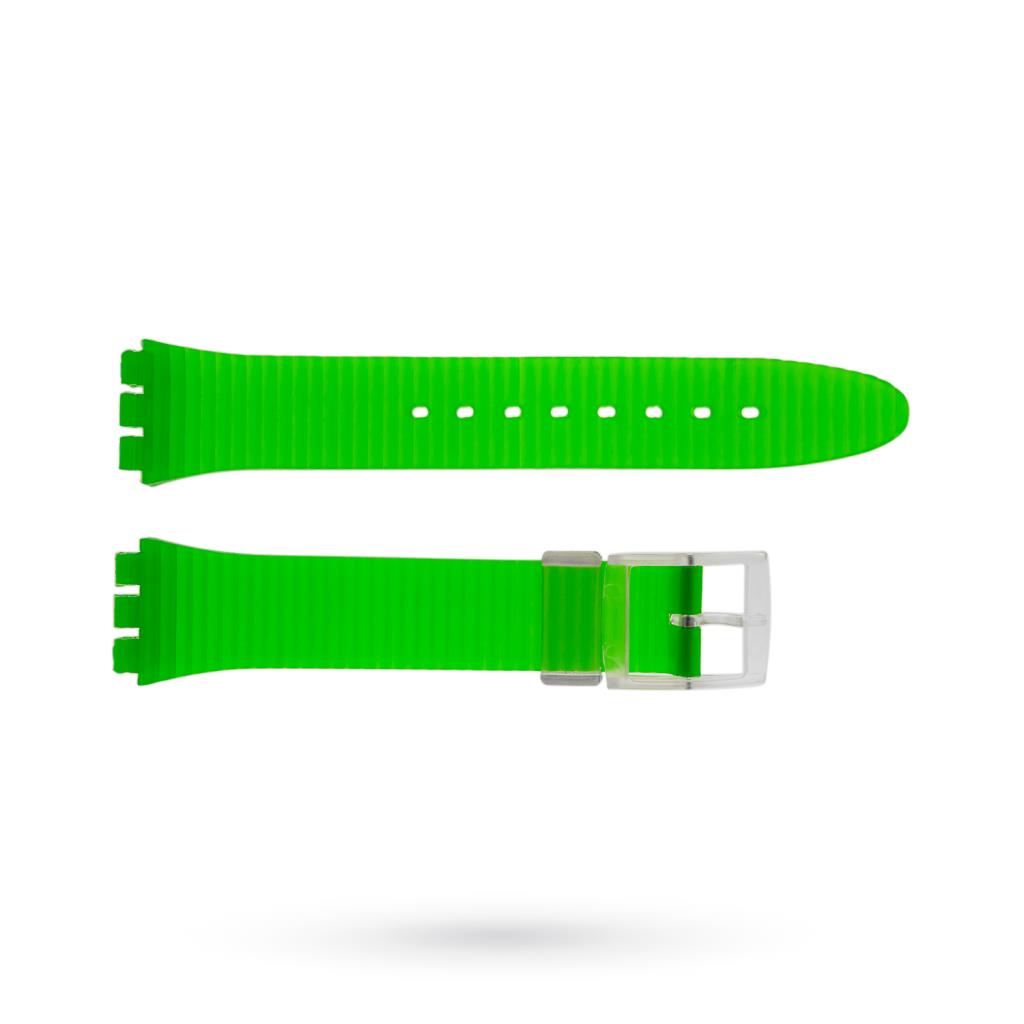 Cinturino orologi Swatch gomma verde 17mm - 