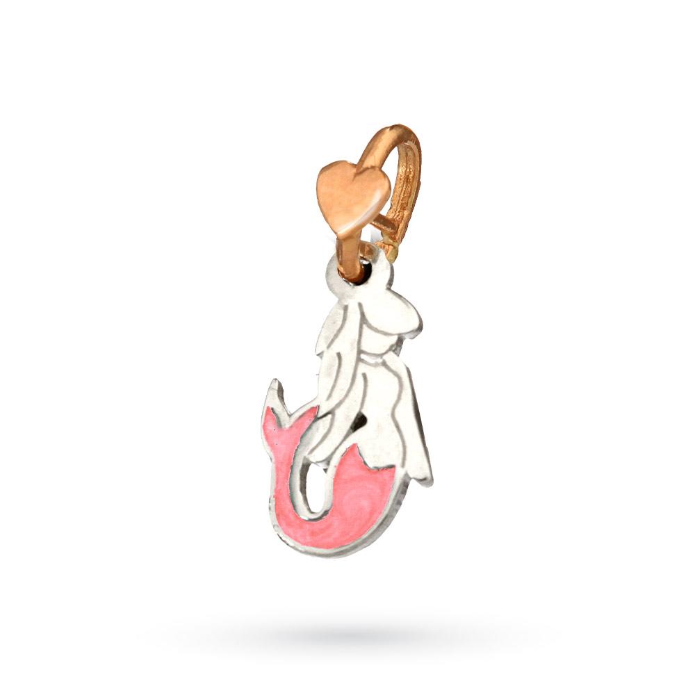Dodo Mariani Pink Mermaid Pendant SR10K.R silver - DODO MARIANI