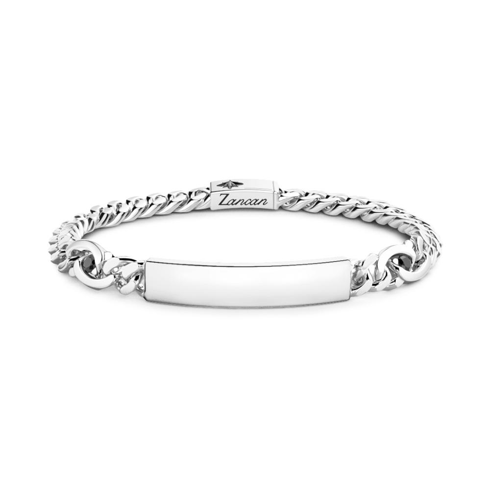 Zancan ESB285-N silver plate chain bracelet - ZANCAN