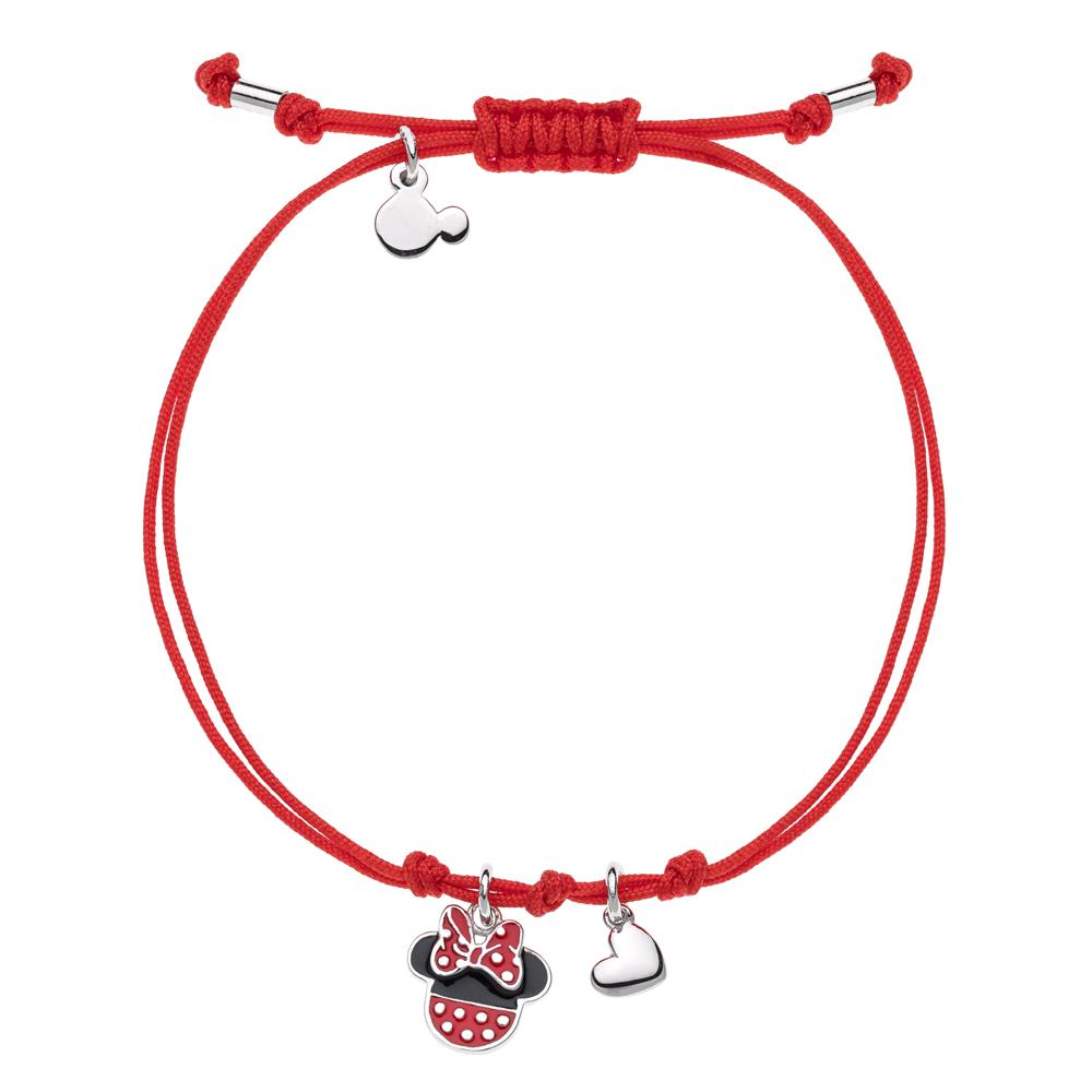 Children's bracelet Disney Minnie heart enamels - DISNEY