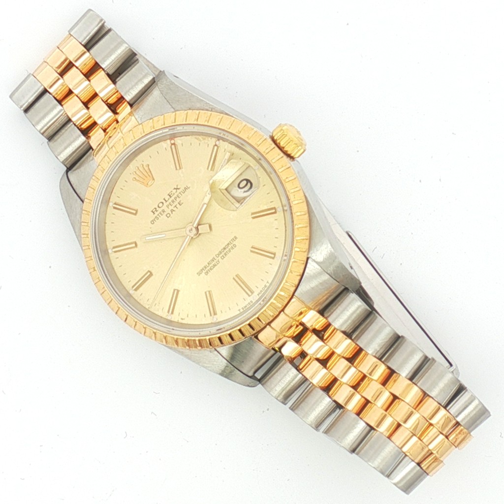 Rolex Date 15223 Acciaio PVD Oro Automatico Gold 34 mm - ROLEX