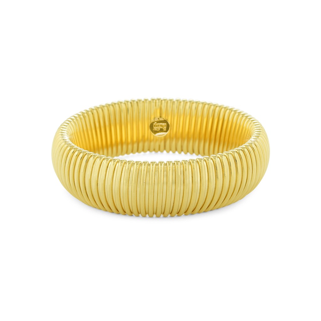 Bracciale Unoaerre 1686 dorato a fascia Tubogas - UNOAERRE